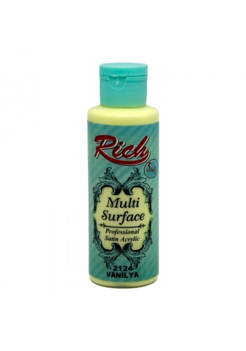 Rich Multi Surface Her Yüzey İçin Akrilik Boya 120 cc. 2124 VANİLYA