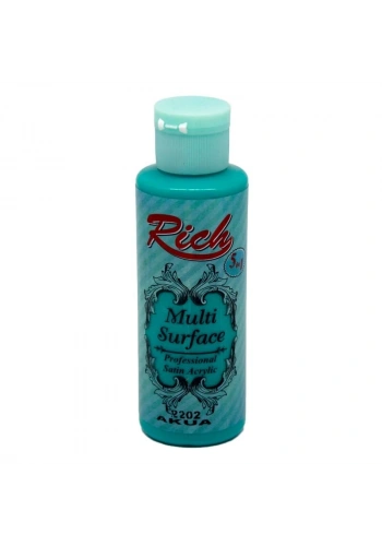 Rich Multi Surface Her Yüzey İçin Akrilik Boya 120 cc. 2202 AQUA