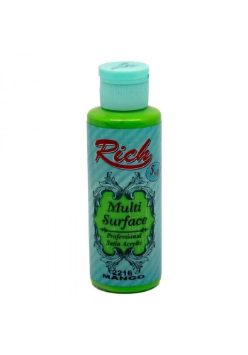 Rich Multi Surface Her Yüzey İçin Akrilik Boya 120 cc. 2216 MANGO