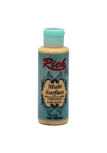 Rich Multi Surface Her Yüzey İçin Akrilik Boya 120 cc. 2122 TEN RENGİ