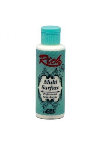 Rich Multi Surface Her Yüzey İçin Akrilik Boya 120 cc. 2104 KARDELEN
