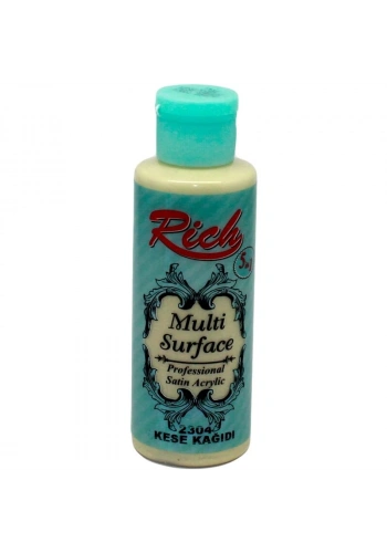 Rich Multi Surface Her Yüzey İçin Akrilik Boya 120 cc. 2304 KESE KAĞIDI