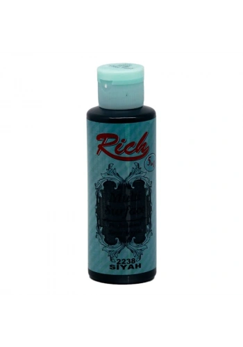Rich Multi Surface Her Yüzey İçin Akrilik Boya 120 cc. 2238 SİYAH