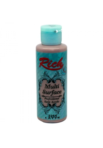 Rich Multi Surface Her Yüzey İçin Akrilik Boya 120 cc. 2254 LATTE