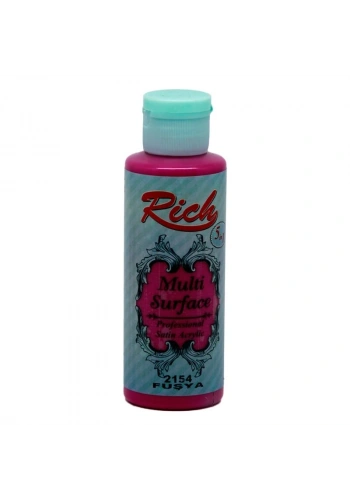 Rich Multi Surface Her Yüzey İçin Akrilik Boya 120 cc. 2154 FUŞYA