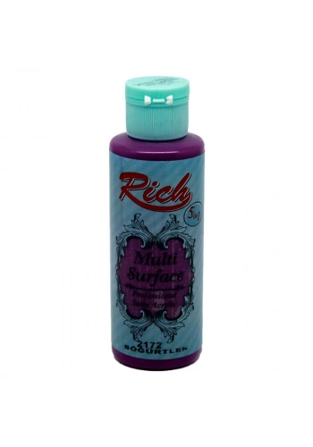 Rich Multi Surface Her Yüzey İçin Akrilik Boya 120 cc. 2172 BÖĞÜRTLEN