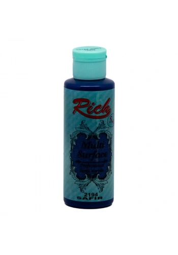 Rich Multi Surface Her Yüzey İçin Akrilik Boya 120 cc. 2194 SAFİR