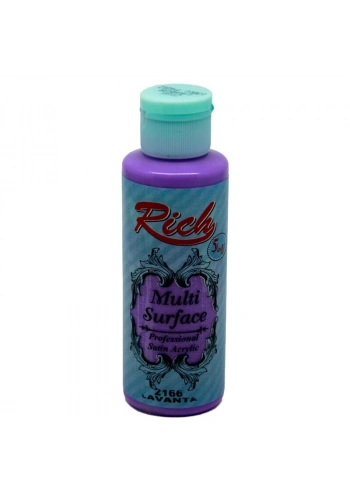 Rich Multi Surface Her Yüzey İçin Akrilik Boya 120 cc. 2166 LAVANTA