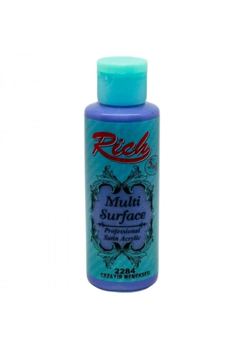 Rich Multi Surface Her Yüzey İçin Akrilik Boya 120 cc. 2284 CEZAYİR MENEKŞESİ