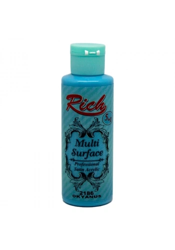 Rich Multi Surface Her Yüzey İçin Akrilik Boya 120 cc. 2186 OKYANUS