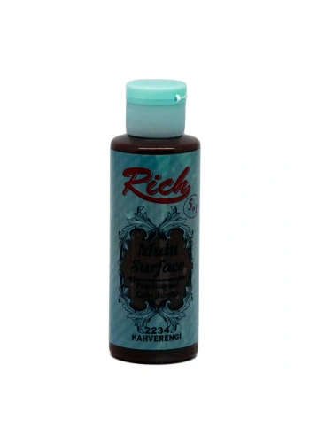 Rich Multi Surface Her Yüzey İçin Akrilik Boya 120 cc. 2234 KAHVERENGİ