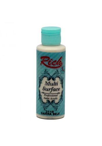 Rich Multi Surface Her Yüzey İçin Akrilik Boya 120 cc. 2118 SAHRA BEJİ
