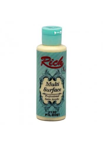 Rich Multi Surface Her Yüzey İçin Akrilik Boya 120 cc. 2120 FİLDİŞİ