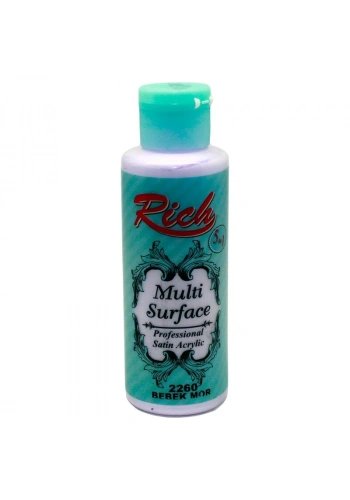 Rich Multi Surface Her Yüzey İçin Akrilik Boya 120 cc. 2260 BEBEK MOR
