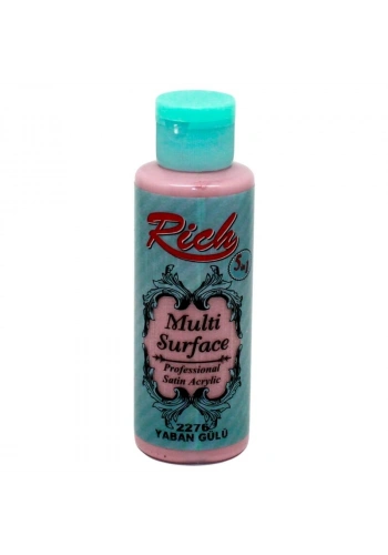 Rich Multi Surface Her Yüzey İçin Akrilik Boya 120 cc. 2276 YABAN GÜLÜ