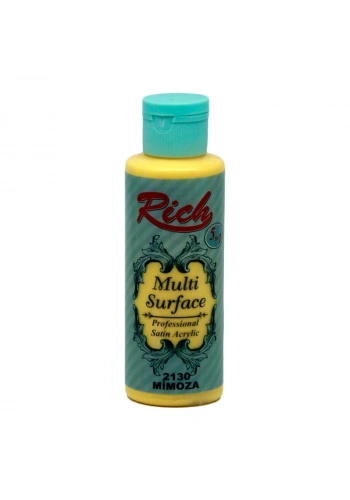 Rich Multi Surface Her Yüzey İçin Akrilik Boya 120 cc. 2130 MİMOZA