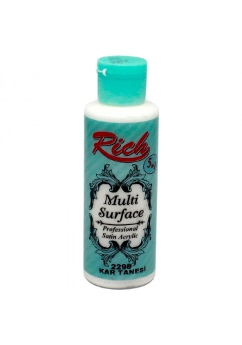 Rich Multi Surface Her Yüzey İçin Akrilik Boya 120 cc. 2298 KAR TANESİ