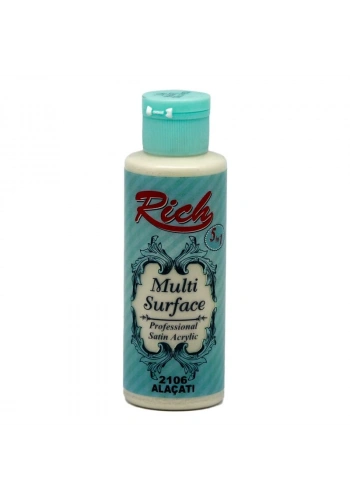 Rich Multi Surface Her Yüzey İçin Akrilik Boya 120 cc. 2106 ALAÇATI