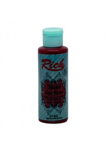Rich Multi Surface Her Yüzey İçin Akrilik Boya 120 cc. 2162 BORDO