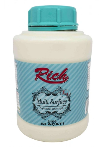 Rich Multi Surface Her Yüzey İçin Akrilik Boya 1750 gr. 2106 ALAÇATI