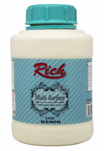 Rich Multi Surface Her Yüzey İçin Akrilik Boya 1750 gr. 2105 KEMİK