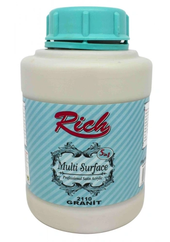 Rich Multi Surface Her Yüzey İçin Akrilik Boya 1750 gr. 2110 GRANİT