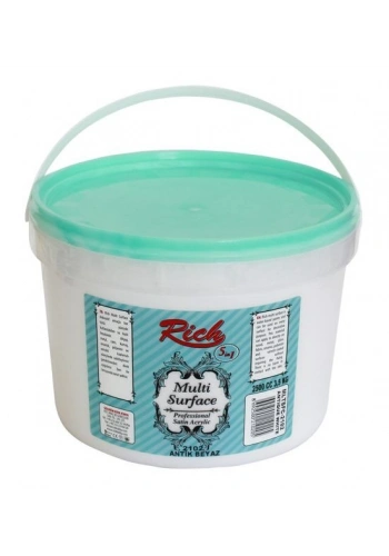 Rich Multi Surface Her Yüzey İçin Akrilik Boya 2500 ml. 2102 ANTİK BEYAZ