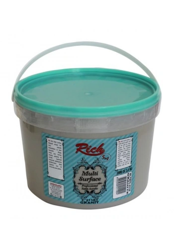 Rich Multi Surface Her Yüzey İçin Akrilik Boya 2500 ml. 2110 GRANİT