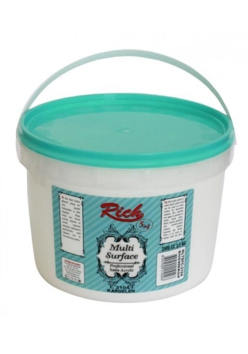 Rich Multi Surface Her Yüzey İçin Akrilik Boya 2500 ml. 2104 KARDELEN
