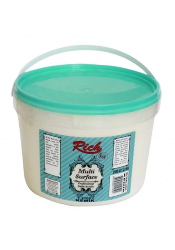 Rich Multi Surface Her Yüzey İçin Akrilik Boya 2500 ml. 2105 KEMİK