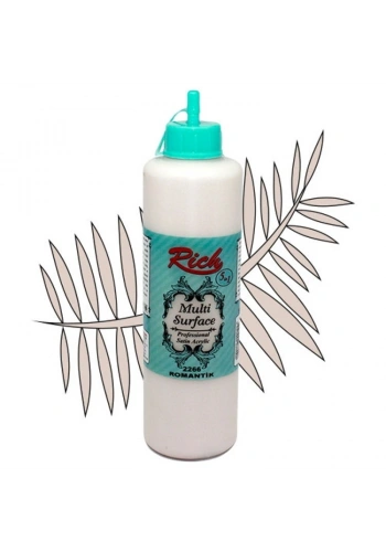 Rich Multi Surface Her Yüzey İçin Akrilik Boya 500 cc. 2266 ROMANTİK