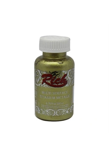 Rich Multi Surface Titanium Metalic 200ml Gold 200 2520