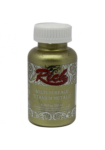 Rich Multi Surface Titanium Metalik Boya 200 cc. 2514 SOFT GOLD