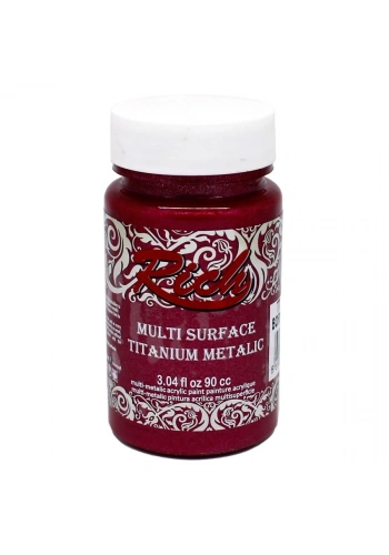 Rich Multi Surface Titanium Metalik Boya 90 cc. 2548 BORDO