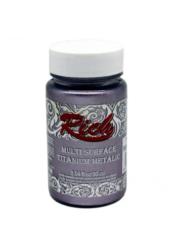 Rich Multi Surface Titanium Metalik Boya 90 cc. 2576 PUDRA MOR