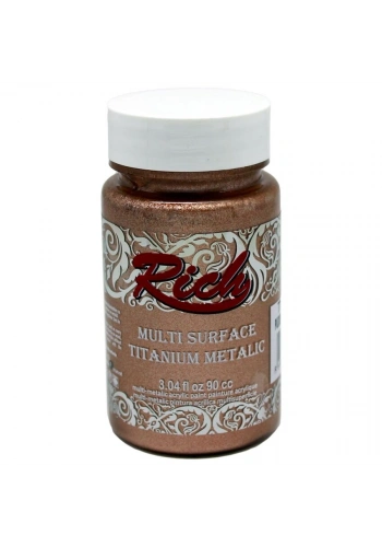 Rich Multi Surface Titanium Metalik Boya 90 cc. 2530 PUDRA PEMBE
