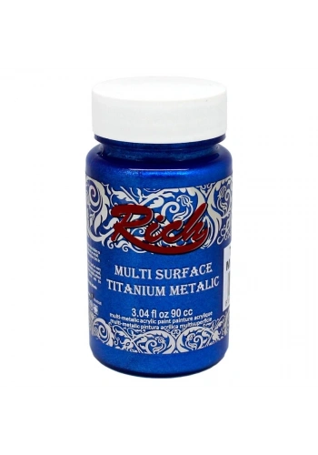 Rich Multi Surface Titanium Metalik Boya 90 cc. 2562 MAVİ