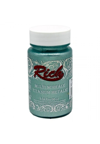 Rich Multi Surface Titanium Metalik Boya 90 cc. 2550 SU YEŞİLİ