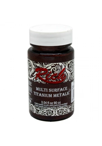 Rich Multi Surface Titanium Metalik Boya 90 cc. 2538 ÇİKOLATA