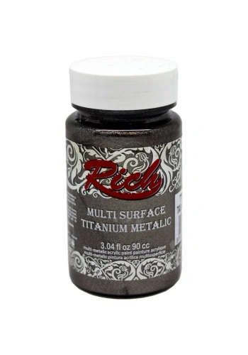 Rich Multi Surface Titanium Metalik Boya 90 cc. 2542 TAŞ GRİ