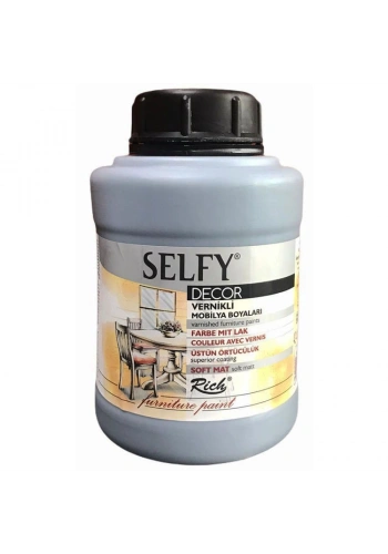Rich Selfy Decor Vernikli Boya 1250 cc 12868 İTALYAN GRİ