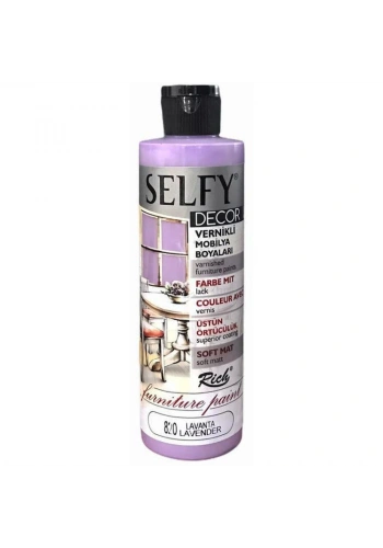 Rich Selfy Decor Vernikli Boya 240 cc 820 LAVANTA