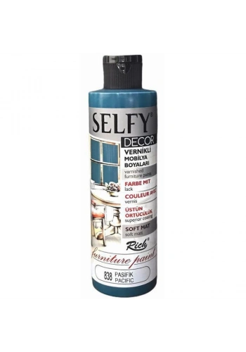 Rich Selfy Decor Vernikli Boya 240 cc 838 PASİFİK