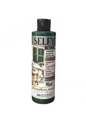Rich Selfy Decor Vernikli Boya 240 cc 848 AMSTERDAM GREEN