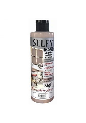 Rich Selfy Decor Vernikli Boya 240 cc 852 MOCHA