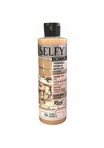Rich Selfy Decor Vernikli Boya 240 cc 854 BAMBU