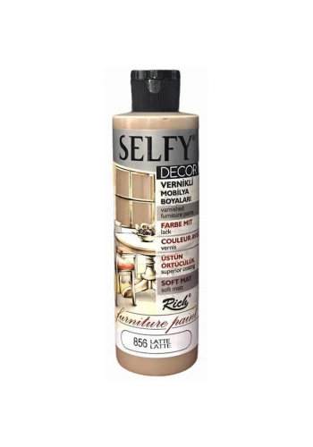 Rich Selfy Decor Vernikli Boya 240 cc 856 LATTE