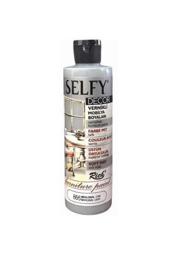 Rich Selfy Decor Vernikli Boya 240 cc 866 MARJİNAL GRİ