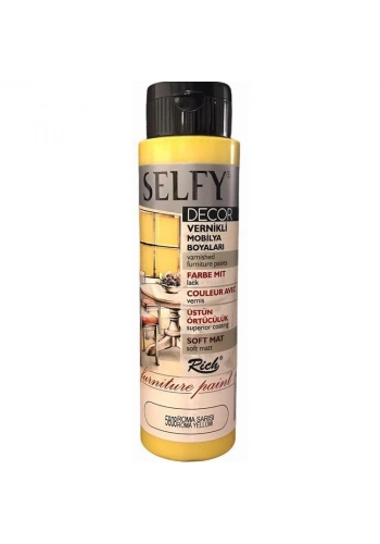 Rich Selfy Decor Vernikli Boya 500 cc 5808 ROMA SARISI