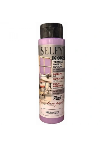 Rich Selfy Decor Vernikli Boya 500 cc 5820 LAVANTA